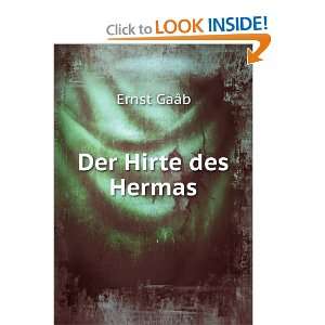  Der Hirte des Hermas Ernst GaÃ¢b Books