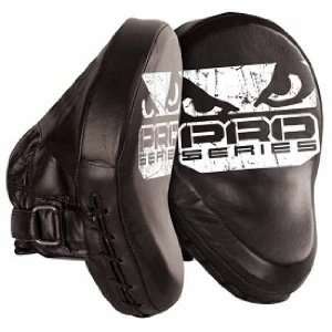  Bad Boy Leather Curved Contour Focus Mitts Sports 