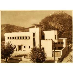  1932 Deva Castle Romania Modern Building Architecture 