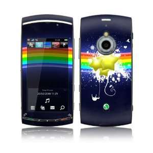  Sony Ericsson Vivaz Pro Skin Decal Sticker   Rainbow Stars 