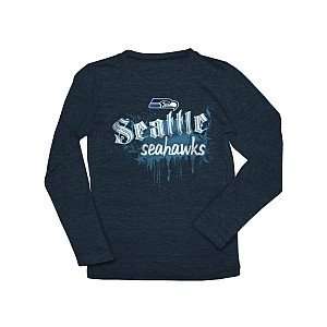  5Th And Ocean Seattle Seahawks Womens Long Sleeve Triblend T 
