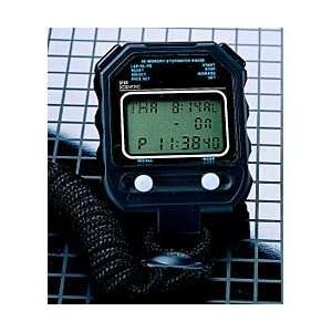 Timer/Stopwatch, Triple Display Electronic, 8 Lap Memory  