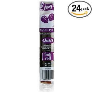 Joray Fruit Roll, Sour Plum, 1 Ounce Units (Pack of 24)  
