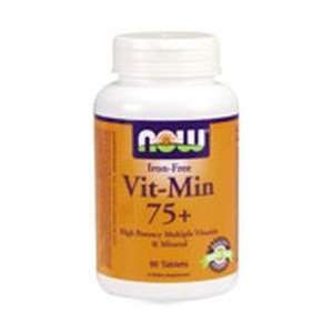  Vit Min 75+ Iron Free 90 Tabs ( Multi Vitamins )   NOW 
