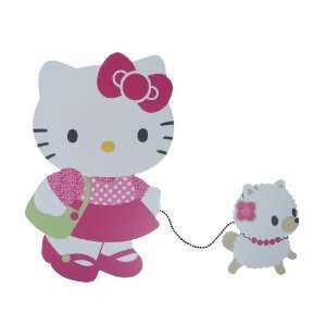 Bedtime Originals Hello Kitty and Puppy Wall Hanging   Pink