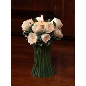 Ibis and Orchid Pink Rose Bouquet Tea Light Holder