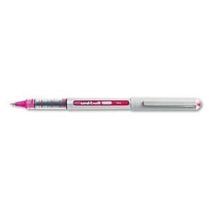   Vision Stick Roller Ball Pen, Gray Brl, Passion Pink, Fine, 0.70 mm