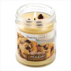   Home Fragrance Milk Cookies Scented Candle Glass Jar