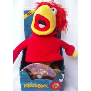   Hensons Fraggle Rock Red Plush Doll Toy with Bonus Dvd Toys & Games