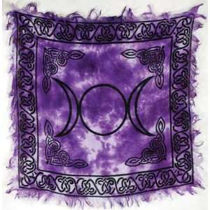  Triple Moon Altar Cloth 18 x 18