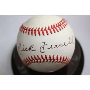  RICK FERRELL Autograph OAL Baseball