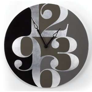  Umbra Daze Clock, Charcoal / Black, 24