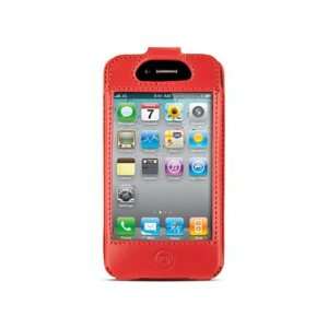   IPHONE 4 / 4S TION WALLET SLIM CASE   RED Cell Phones & Accessories
