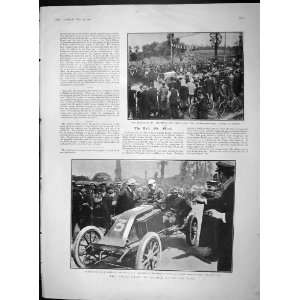   1903 JARROTT CAR PARIS MOTOR RACE RENAULT DANUBE BOATS