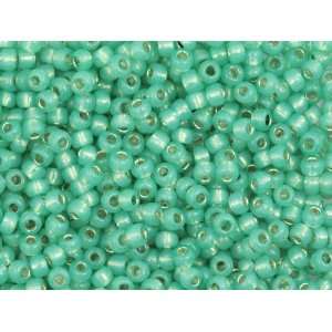  TOHO™ Bead Round 8/0 Gilt Lined Dark Mint Opal Arts 