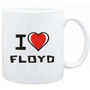  Mug White I love Floyd  Last Names