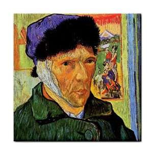  Self Portrait 11 By Vincent Van Gogh Tile Trivet 