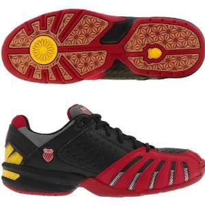 Swiss Mens Spinshot Tennis Shoe (Black/Red)  Sports 