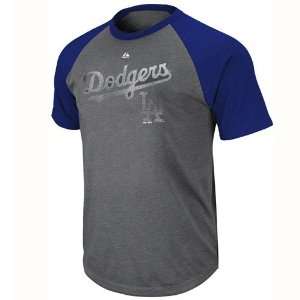  Los Angeles Dodgers Grey Record Holder Raglan T Shirt 
