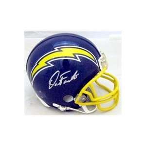  Dan Fouts autographed San Diego Chargers Mini Helmet 