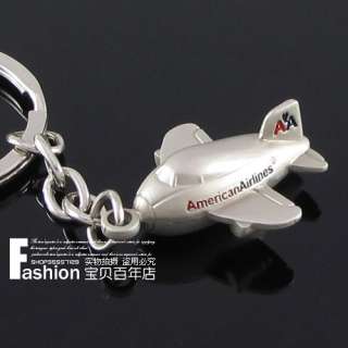 Classic 3D Airplane key chain ring(for sale)  