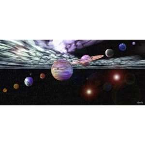  Our Solar System Wall Mural