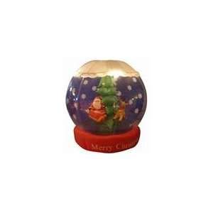   Inflatable Animated Santa Snow Globe Christmas Light