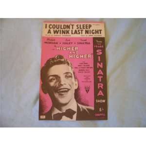   Couldnt Sleep a Wink Last Night (Sheet Music) Frank Sinatra Books