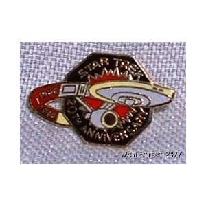  Star Trek Original Series 20th Anniversary Logo PIN 