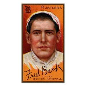  Boston, MA, Boston Rustlers, Frederick T. Beck, Baseball 