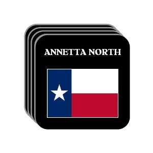  US State Flag   ANNETTA NORTH, Texas (TX) Set of 4 Mini 