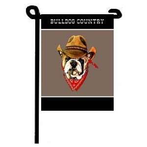  Cowboy Bulldog Country Garden Flag Banner 