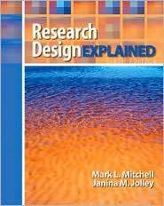 Research Design Explained, (0495092231), Mark L. Mitchell, Textbooks 