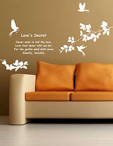   Secret Adhesive Removable Wall Decor Accents Graphic Stickers & Vinyl