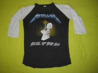 1985 METALLICA MUYA VTG TOUR JERSEY t shirt ORIGINAL OG  