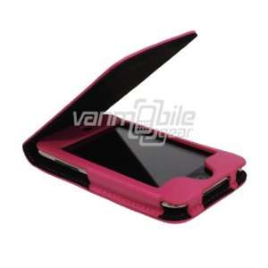  Pink Apple iTouch Leather Verticale Flip Cover Case (2nd 