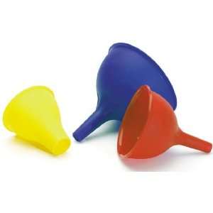  Set of 3 Snug Fit Silicone Funnels