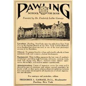  1911 Ad Pawling School for Boys New York Education 