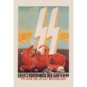  Waffen SS Recruitment 20x30 Poster Paper