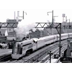 Train Pulling Out of Station, Philadelphia, Pennsylvania Photographic 