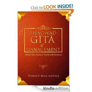 Bhagwad Gita & Management Vinod Malhotra  Kindle Store