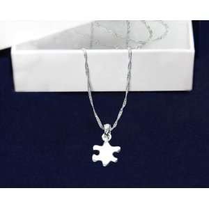   Puzzle Piece Silver Brand New in Gift Box Portions of Proceeds Donated