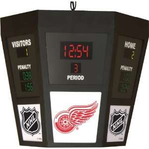  Iax Detroit Red Wings Octagon Scoreboard Lamp Sports 