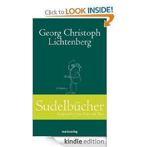 Sudelbücher (German Edition) Georg Ch Lichtenberg  