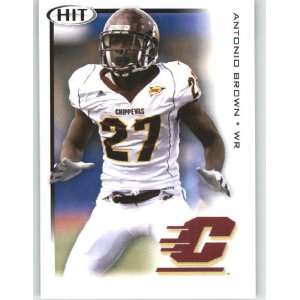  2010 Sage HIT #27 Antonio Brown WR   Central Michigan (RC 