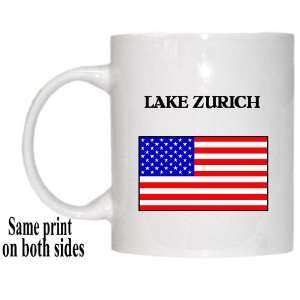  US Flag   Lake Zurich, Illinois (IL) Mug 