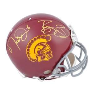 Reggie Bush & Matt Leinart Autographed Pro Line Helmet  Details USC 