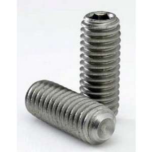 Vented Hex Socket Set Screw Cup Point 18 8 Stainless Steel 2 56, .0276 
