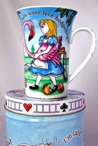 Alice in Wonderland Mug and Coaster Set in Gift Tin Cardew  