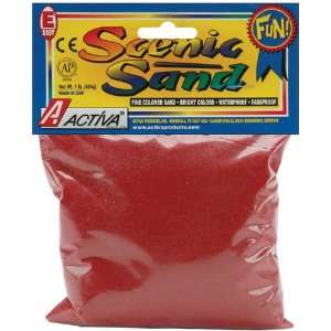    Activa Scenic Sand, 1 Pound, Bright Red Arts, Crafts & Sewing
